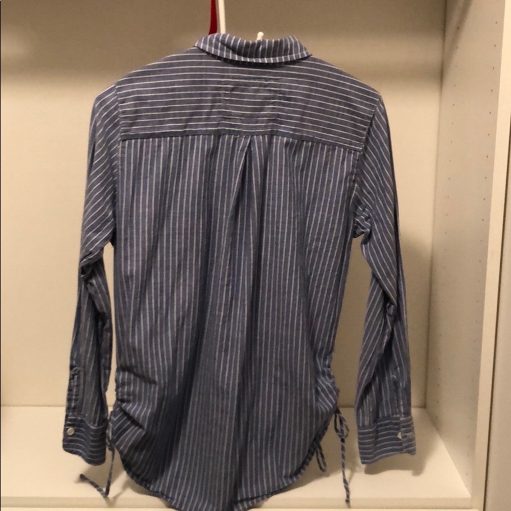 Rails Long Sleeve Side Drawstring Button Down. - image 2